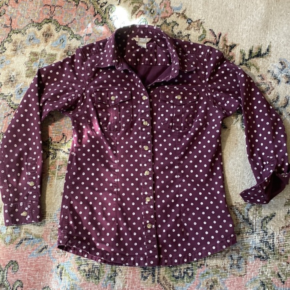 Womens Duluth Trading Premium Button Down. Figure Flattering with Spandex! EUC🔥 - Picture 12 of 13